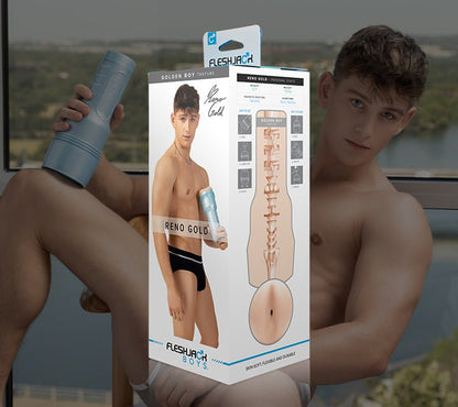 Reno Gold Golden Boy and Dildo Pack - Fleshlight